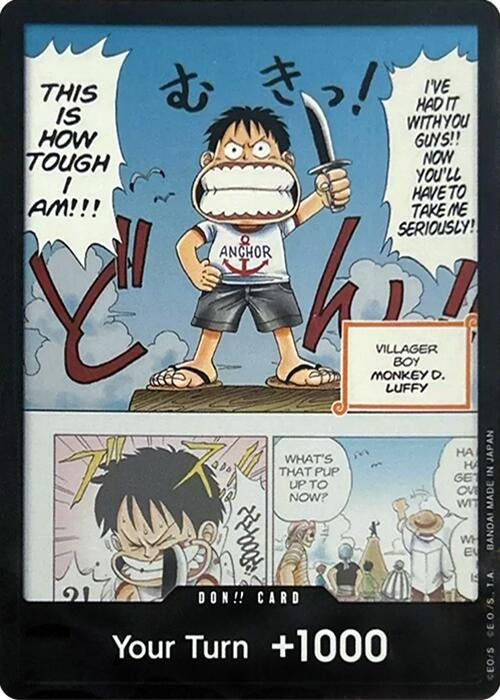 Image for DON!! Card (Young Luffy) (Devil Fruits Collection Vol. 1) (One Piece Promotion Cards) - One Piece Card Game