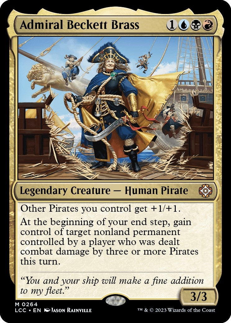 Image for Admiral Beckett Brass (Commander: The Lost Caverns of Ixalan) (264) - Magic: The Gathering