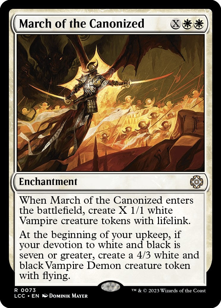 Image for March of the Canonized (Commander: The Lost Caverns of Ixalan) (73) - Magic: The Gathering