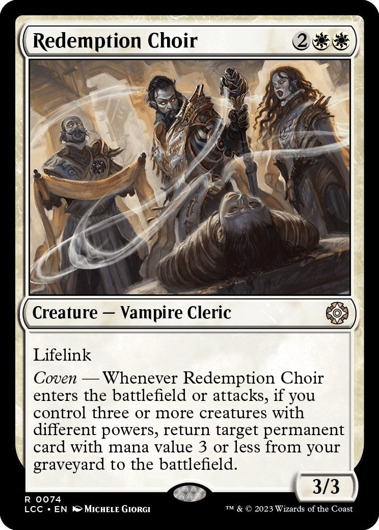 Image for Redemption Choir (Commander: The Lost Caverns of Ixalan) (74) - Magic: The Gathering