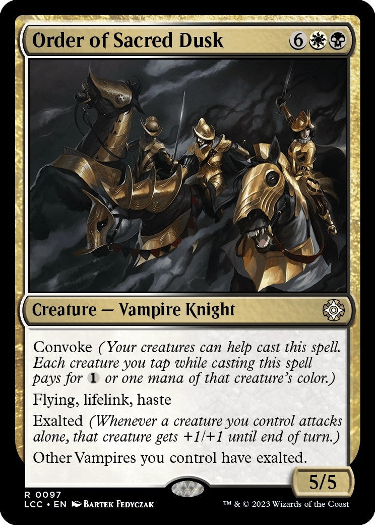 Image for Order of Sacred Dusk (Commander: The Lost Caverns of Ixalan) (97) - Magic: The Gathering