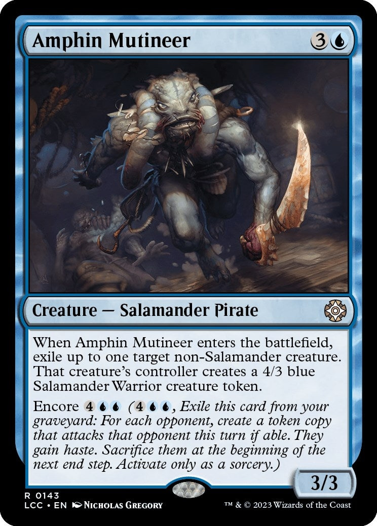 Image for Amphin Mutineer (Commander: The Lost Caverns of Ixalan) (143) - Magic: The Gathering