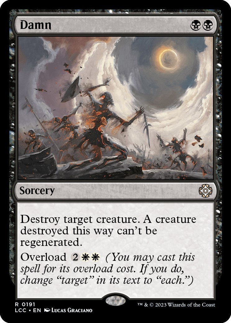 Image for Damn (Commander: The Lost Caverns of Ixalan) (191) - Magic: The Gathering