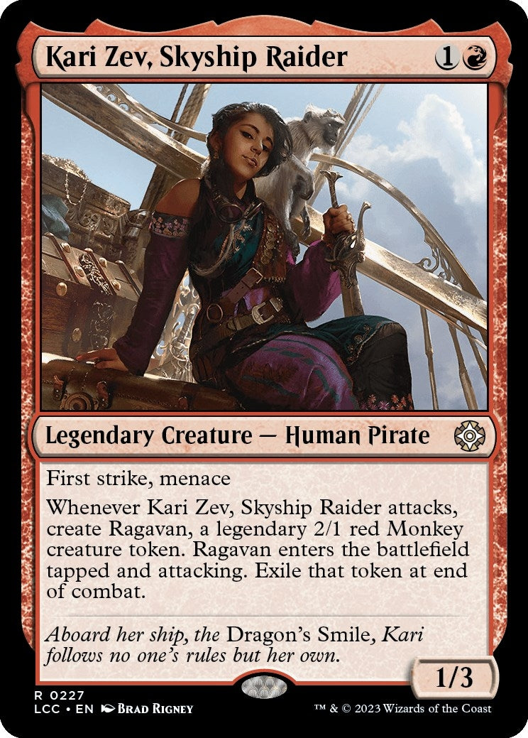 Image for Kari Zev, Skyship Raider (Commander: The Lost Caverns of Ixalan) (227) - Magic: The Gathering