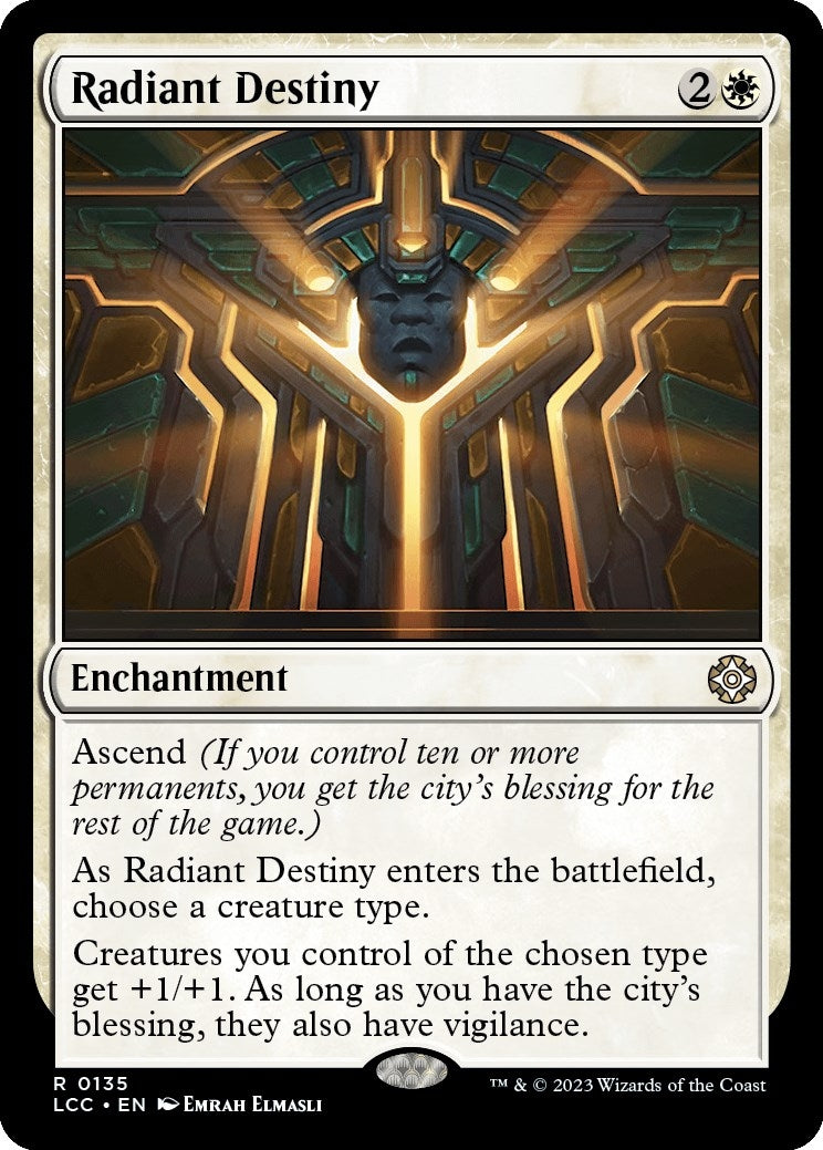Image for Radiant Destiny (Commander: The Lost Caverns of Ixalan) (135) - Magic: The Gathering