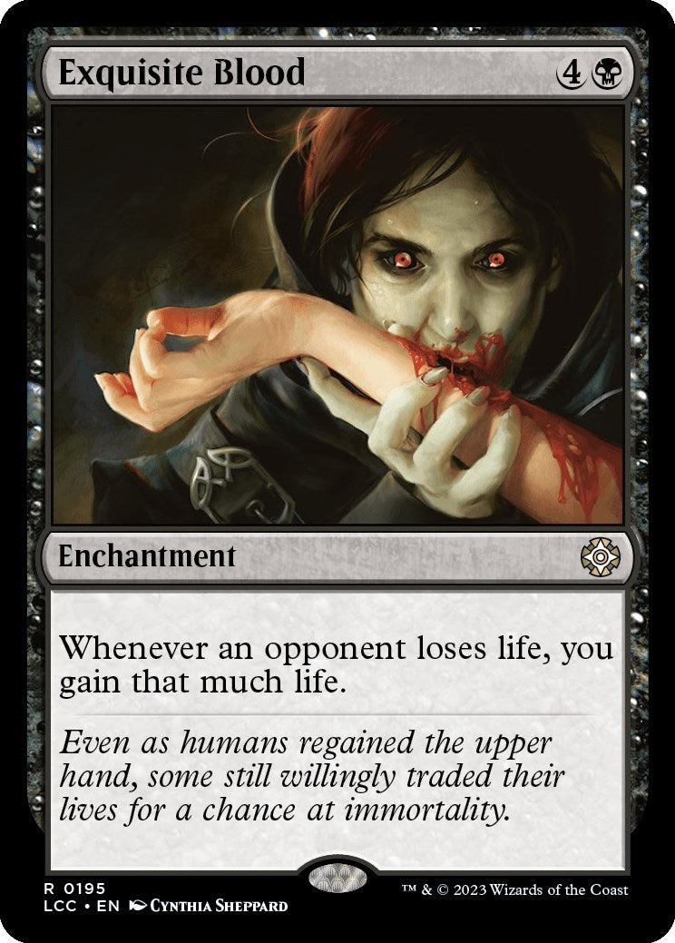 Image for Exquisite Blood (Commander: The Lost Caverns of Ixalan) (195) - Magic: The Gathering