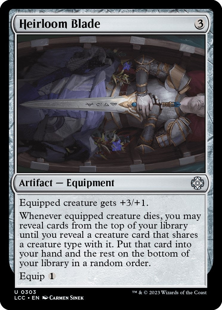 Image for Heirloom Blade (Commander: The Lost Caverns of Ixalan) (303) - Magic: The Gathering