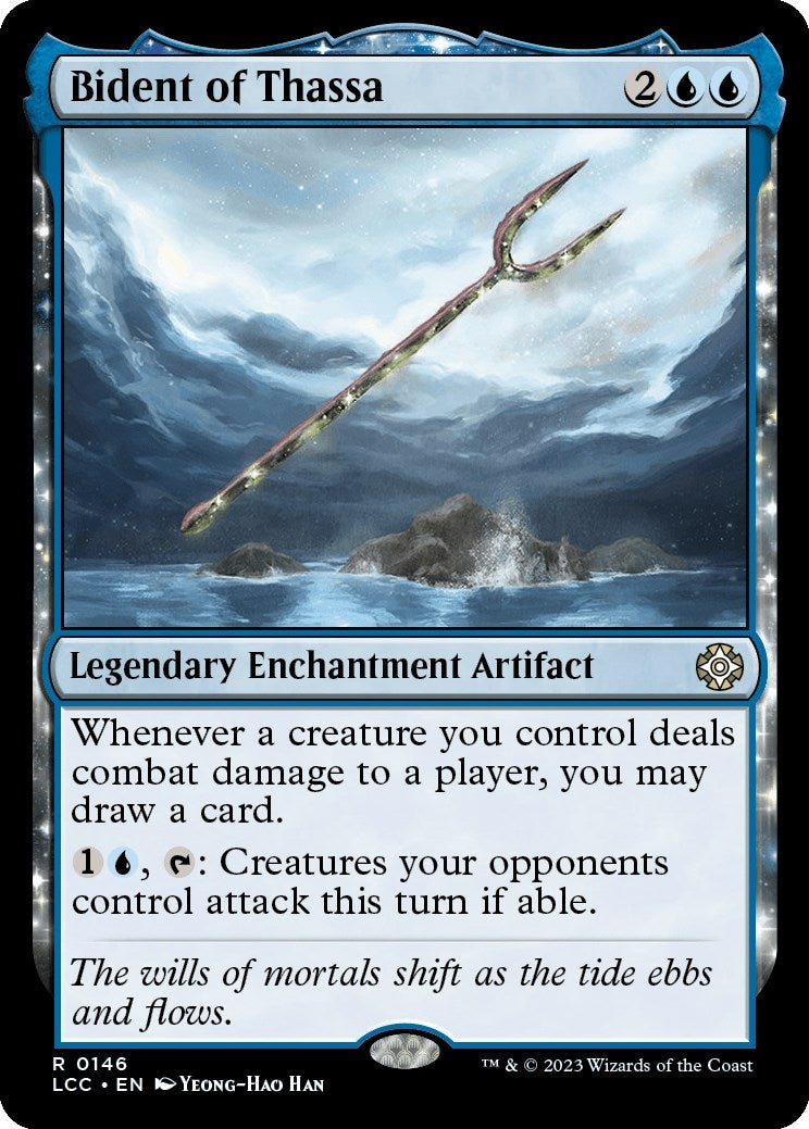 Image for Bident of Thassa (Commander: The Lost Caverns of Ixalan) (146) - Magic: The Gathering