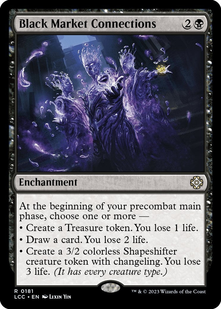Image for Black Market Connections (Commander: The Lost Caverns of Ixalan) (181) - Magic: The Gathering