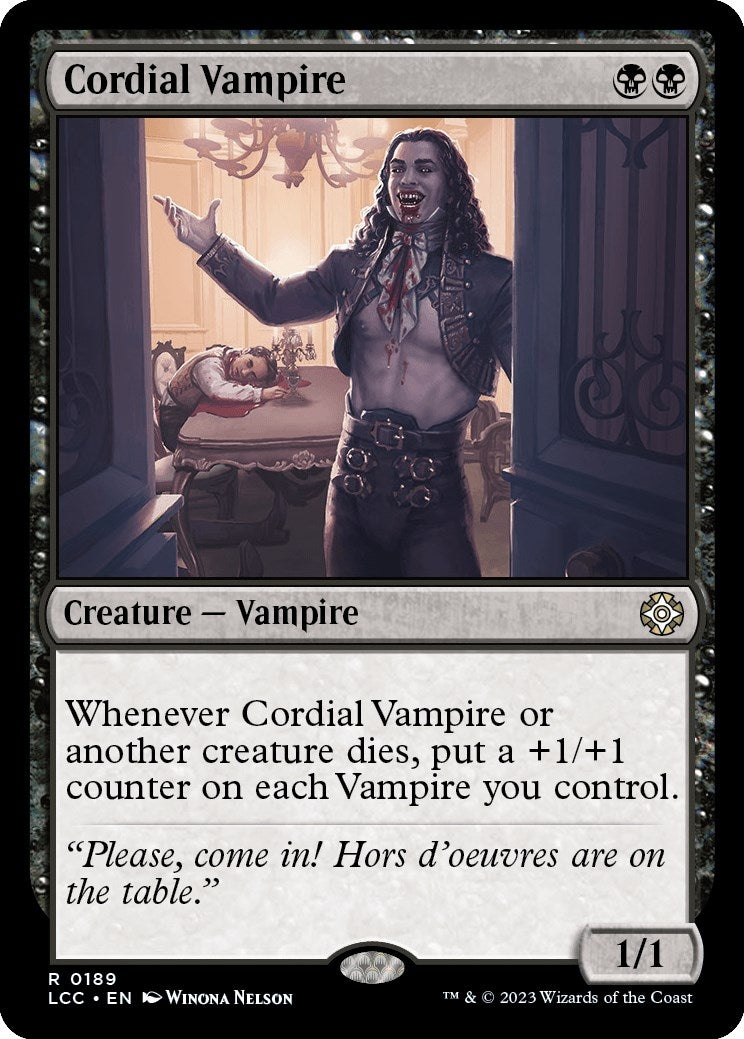 Image for Cordial Vampire (Commander: The Lost Caverns of Ixalan) (189) - Magic: The Gathering