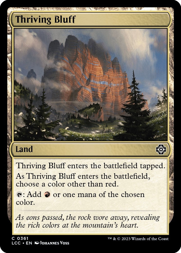 Image for Thriving Bluff (Commander: The Lost Caverns of Ixalan) (361) - Magic: The Gathering