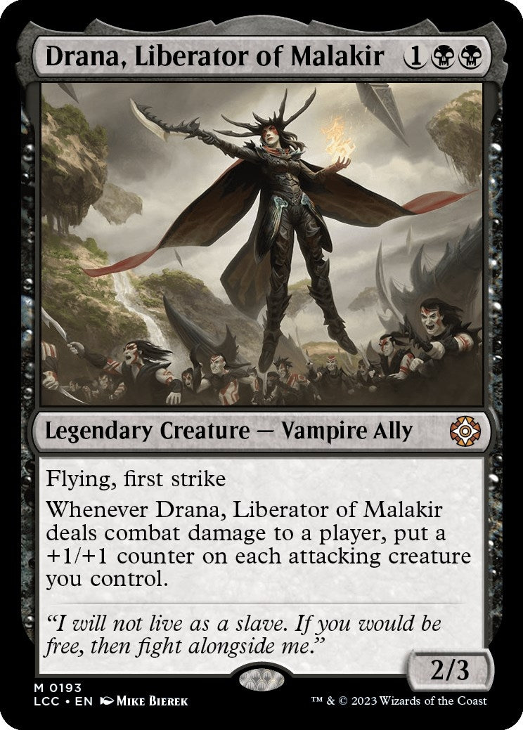 Image for Drana, Liberator of Malakir (Commander: The Lost Caverns of Ixalan) (193) - Magic: The Gathering