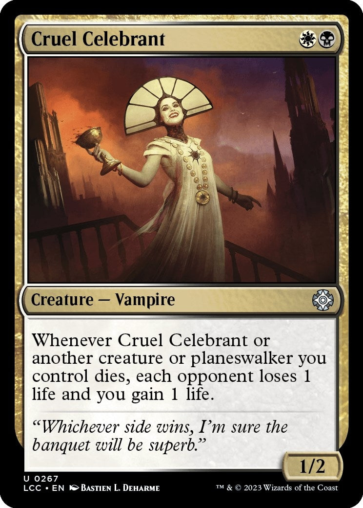 Image for Cruel Celebrant (Commander: The Lost Caverns of Ixalan) (267) - Magic: The Gathering