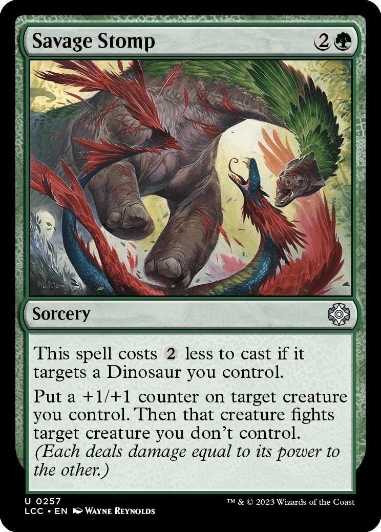Image for Savage Stomp (Commander: The Lost Caverns of Ixalan) (257) - Magic: The Gathering