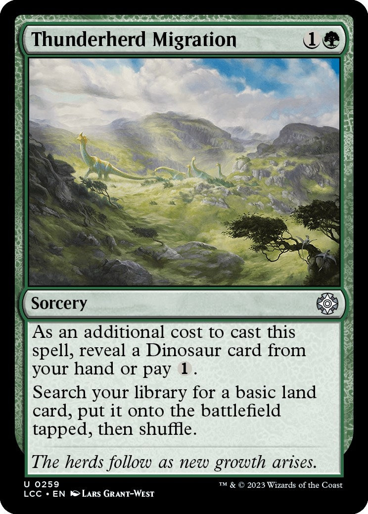Image for Thunderherd Migration (Commander: The Lost Caverns of Ixalan) (259) - Magic: The Gathering