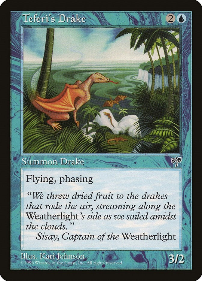 Image for Teferi's Drake (Mirage) - Magic: The Gathering
