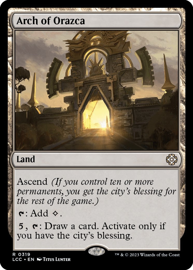 Image for Arch of Orazca (Commander: The Lost Caverns of Ixalan) (319) - Magic: The Gathering