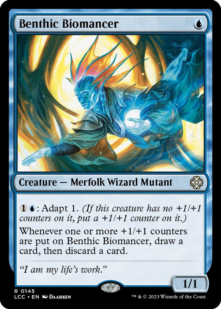 Image for Benthic Biomancer (Commander: The Lost Caverns of Ixalan) (145) - Magic: The Gathering