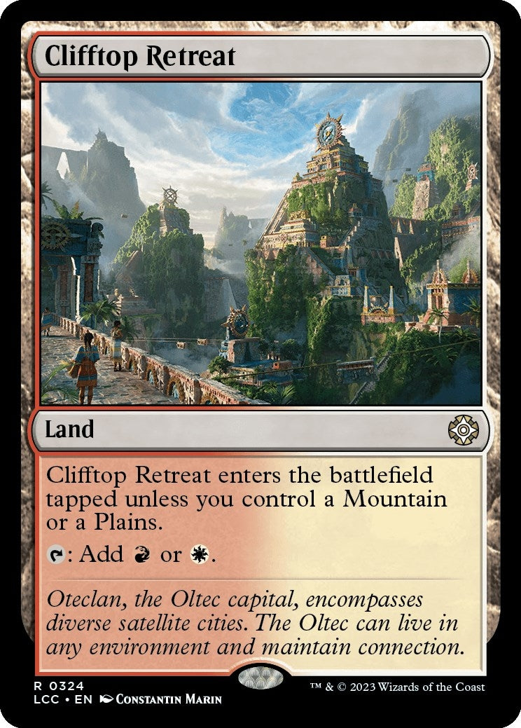 Image for Clifftop Retreat (Commander: The Lost Caverns of Ixalan) (324) - Magic: The Gathering