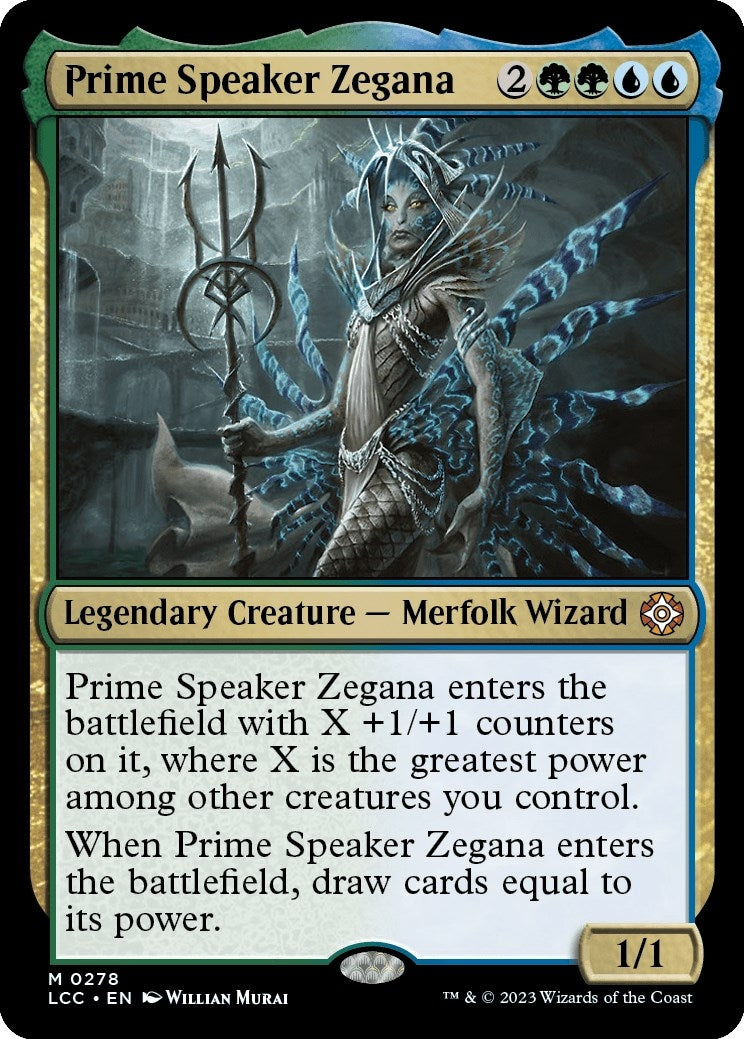 Image for Prime Speaker Zegana (Commander: The Lost Caverns of Ixalan) (278) - Magic: The Gathering