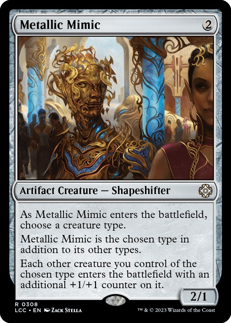 Image for Metallic Mimic (Commander: The Lost Caverns of Ixalan) (308) - Magic: The Gathering