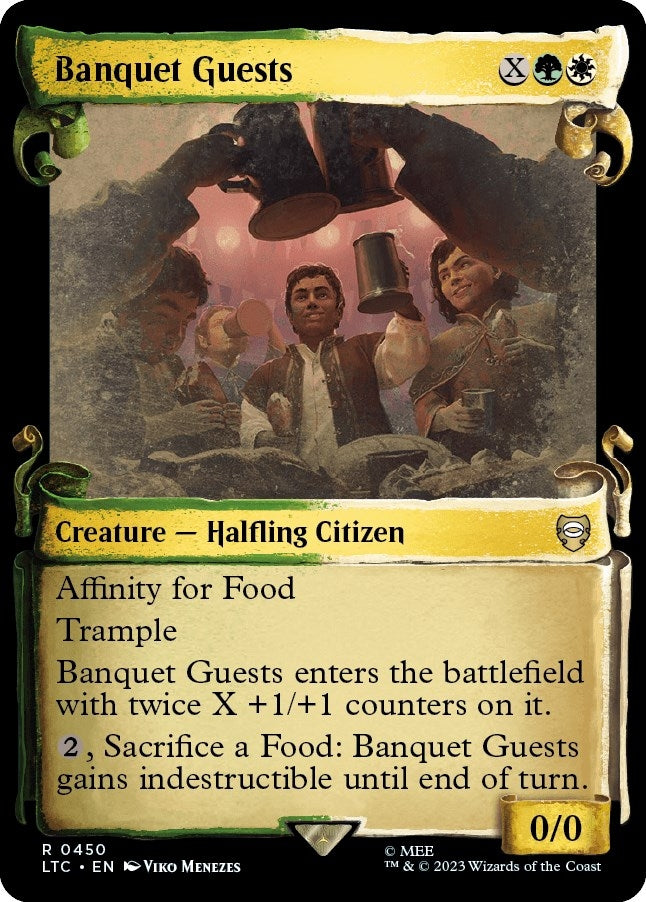 Image for Banquet Guests (Showcase Scrolls) (Commander: The Lord of the Rings: Tales of Middle-earth) (450) - Magic: The Gathering