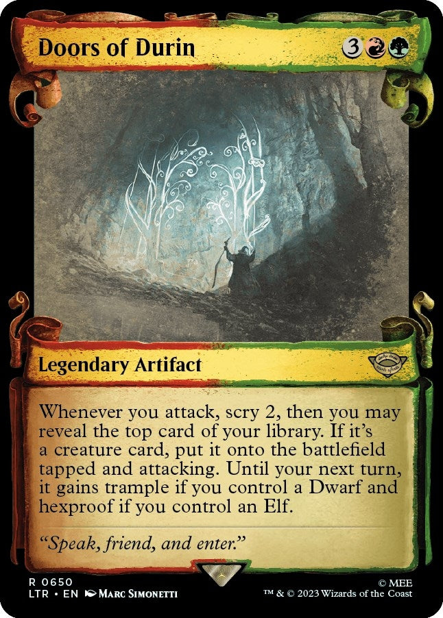 Image for Doors of Durin (Showcase Scrolls) (Universes Beyond: The Lord of the Rings: Tales of Middle-earth) (650) - Magic: The Gathering