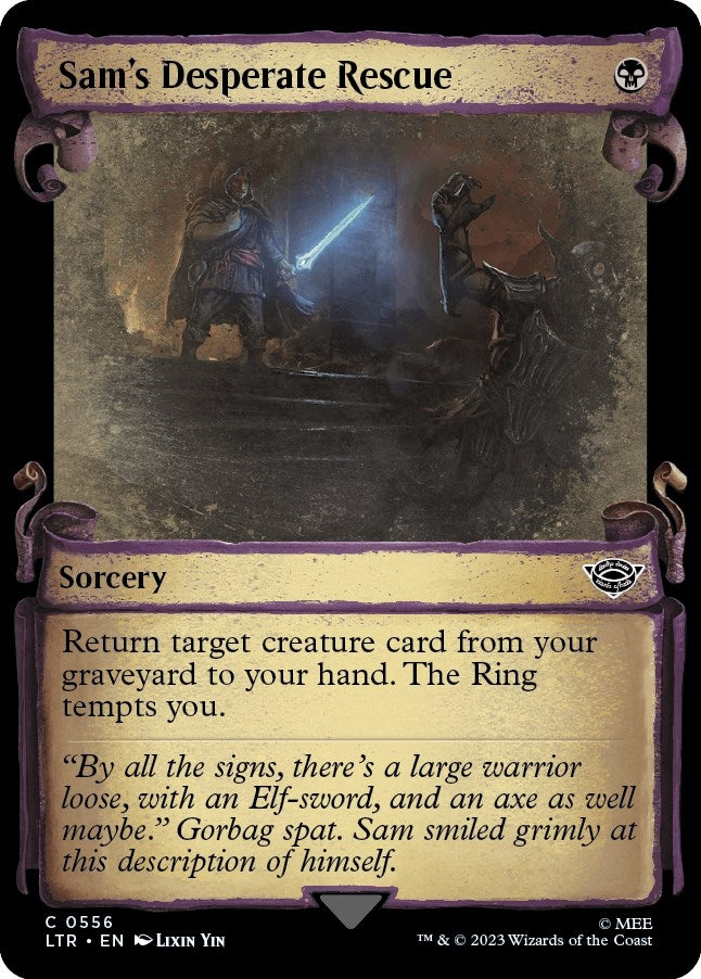 Image for Sam's Desperate Rescue (Showcase Scrolls) (Universes Beyond: The Lord of the Rings: Tales of Middle-earth) (556) - Magic: The Gathering