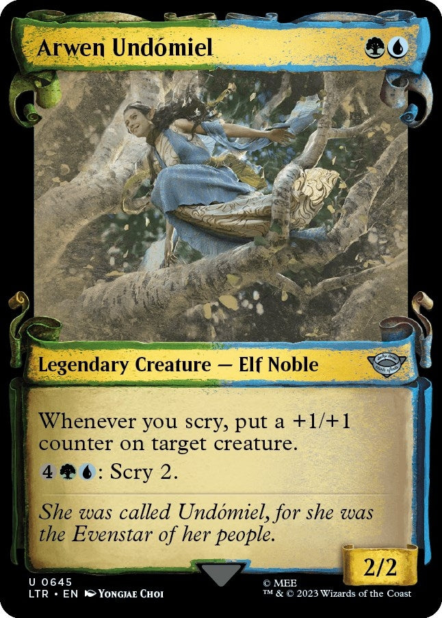 Image for Arwen Undomiel (Showcase Scrolls) (Universes Beyond: The Lord of the Rings: Tales of Middle-earth) (645) - Magic: The Gathering