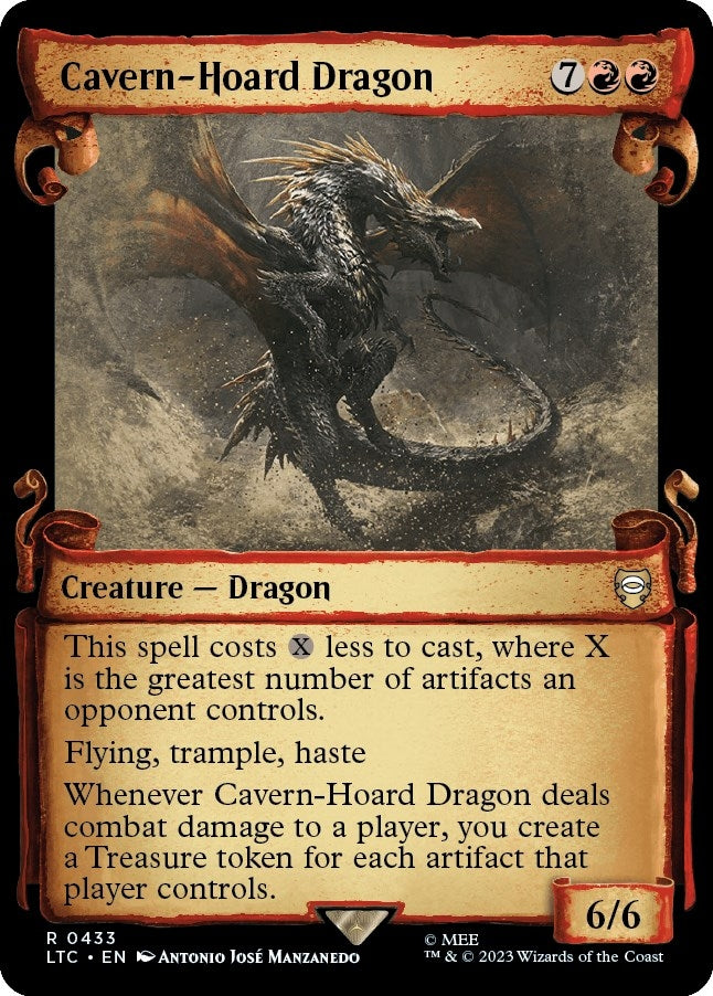 Image for Cavern-Hoard Dragon (Showcase Scrolls) (Commander: The Lord of the Rings: Tales of Middle-earth) (433) - Magic: The Gathering