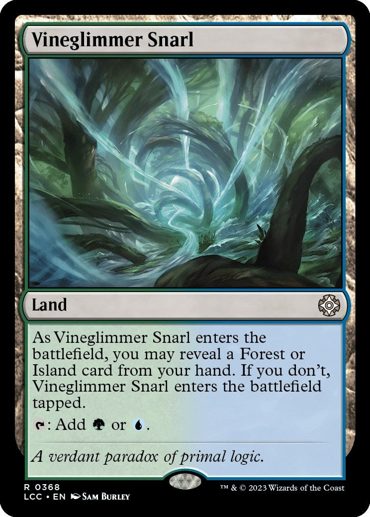 Image for Vineglimmer Snarl (Commander: The Lost Caverns of Ixalan) (368) - Magic: The Gathering