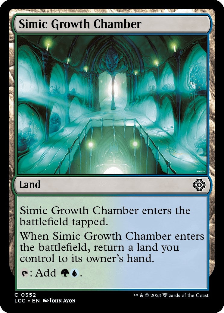 Image for Simic Growth Chamber (Commander: The Lost Caverns of Ixalan) (352) - Magic: The Gathering