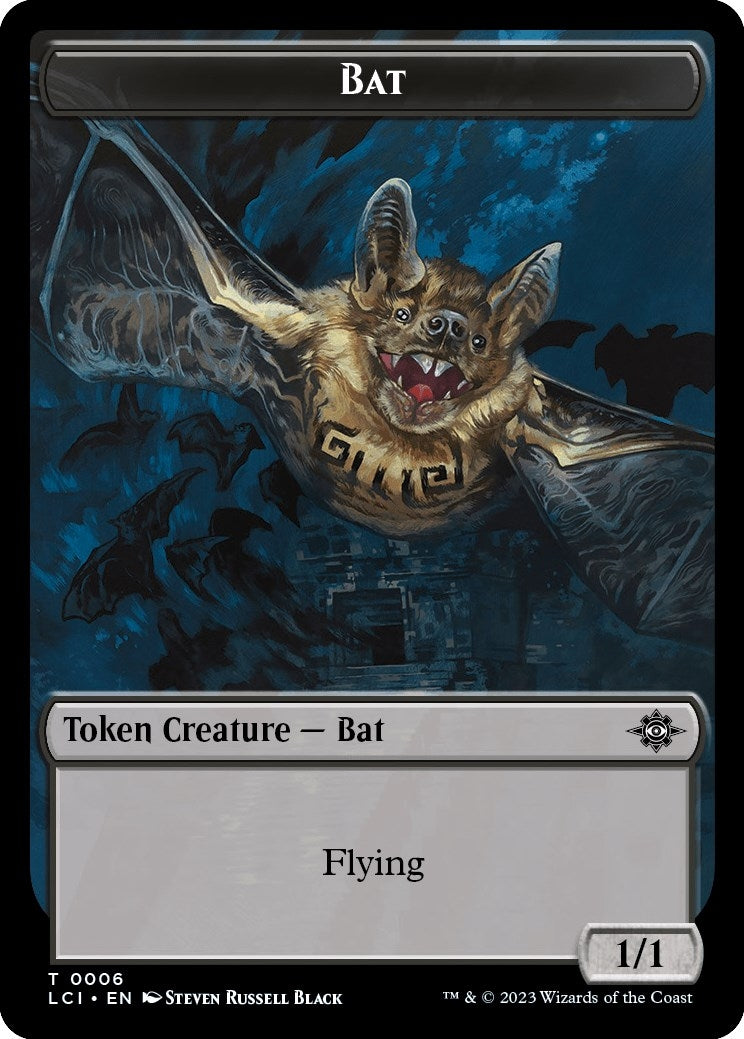 Image for Bat // Vampire (0004) Double-Sided Token (The Lost Caverns of Ixalan) (6 // 4) - Magic: The Gathering