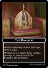 Image for The Monarch // Dinosaur Double-Sided Token (Commander: The Lost Caverns of Ixalan) (18 // 10) - Magic: The Gathering