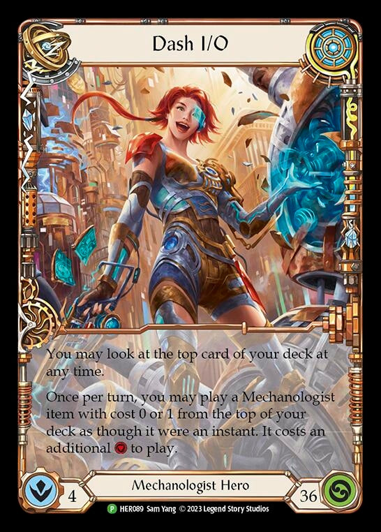 Image for Dash I/O - HER089 (Flesh and Blood: Promo Cards) (HER089) - Flesh and Blood TCG