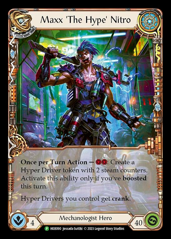 Image for Maxx 'The Hype' Nitro - HER090 (Flesh and Blood: Promo Cards) (HER090) - Flesh and Blood TCG