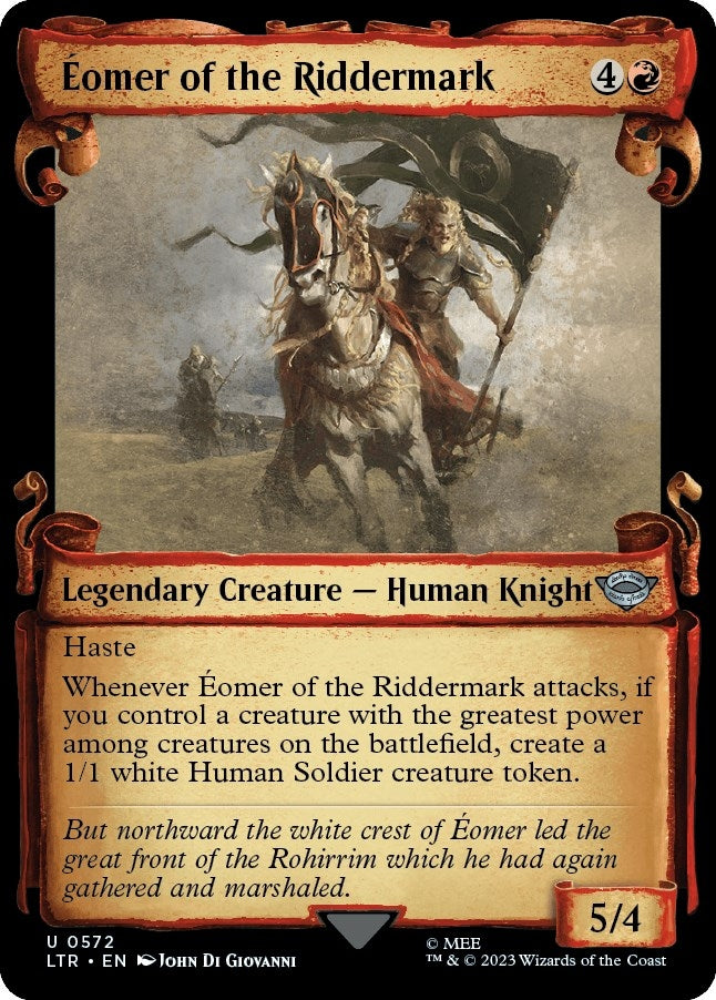 Image for Eomer of the Riddermark (Showcase Scrolls) (Universes Beyond: The Lord of the Rings: Tales of Middle-earth) (572) - Magic: The Gathering