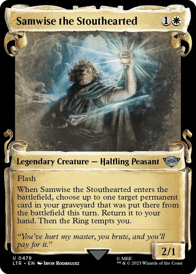 Image for Samwise the Stouthearted (Showcase Scrolls) (Universes Beyond: The Lord of the Rings: Tales of Middle-earth) (479) - Magic: The Gathering