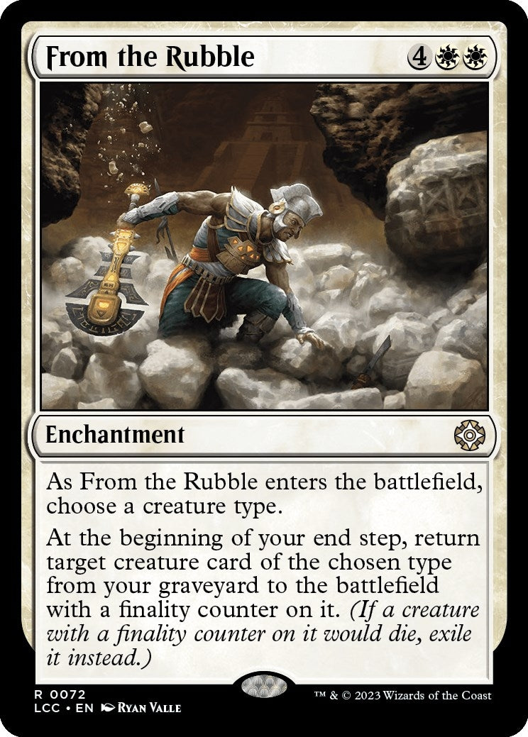 Image for From the Rubble (Commander: The Lost Caverns of Ixalan) (72) - Magic: The Gathering