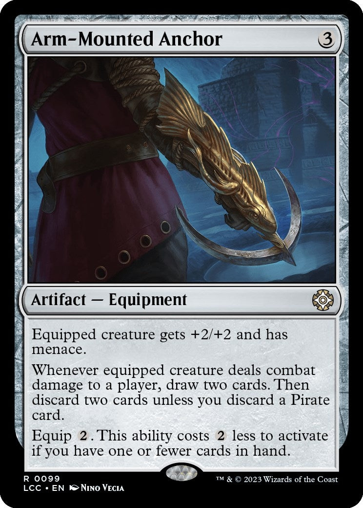 Image for Arm-Mounted Anchor (Commander: The Lost Caverns of Ixalan) (99) - Magic: The Gathering