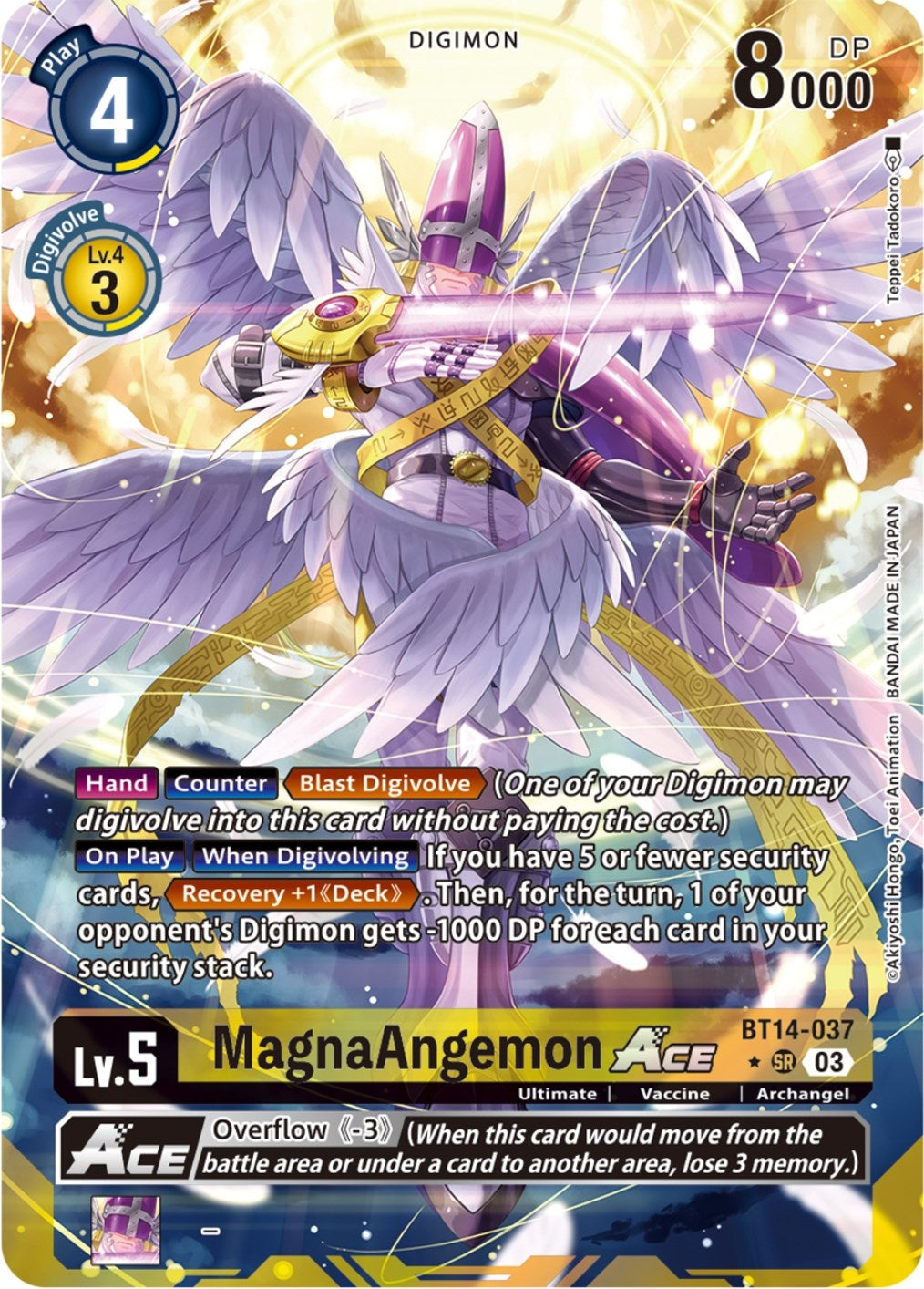 Image for MagnaAngemon ACE (Alternate Art) (BT14) (14037)