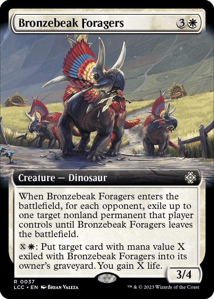 Image for Bronzebeak Foragers (Extended Art) (Commander: The Lost Caverns of Ixalan) (37) - Magic: The Gathering