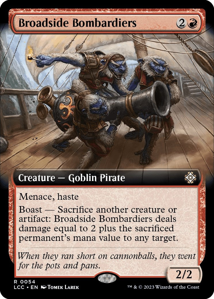 Image for Broadside Bombardiers (Extended Art) (Commander: The Lost Caverns of Ixalan) (54) - Magic: The Gathering