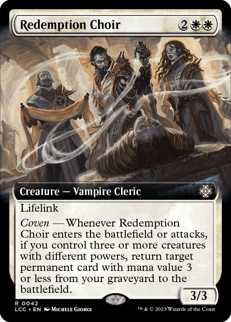 Image for Redemption Choir (Extended Art) (Commander: The Lost Caverns of Ixalan) (42) - Magic: The Gathering