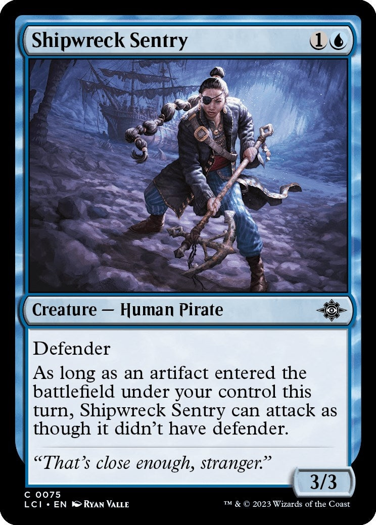 Image for Shipwreck Sentry (The Lost Caverns of Ixalan) (75) - Magic: The Gathering