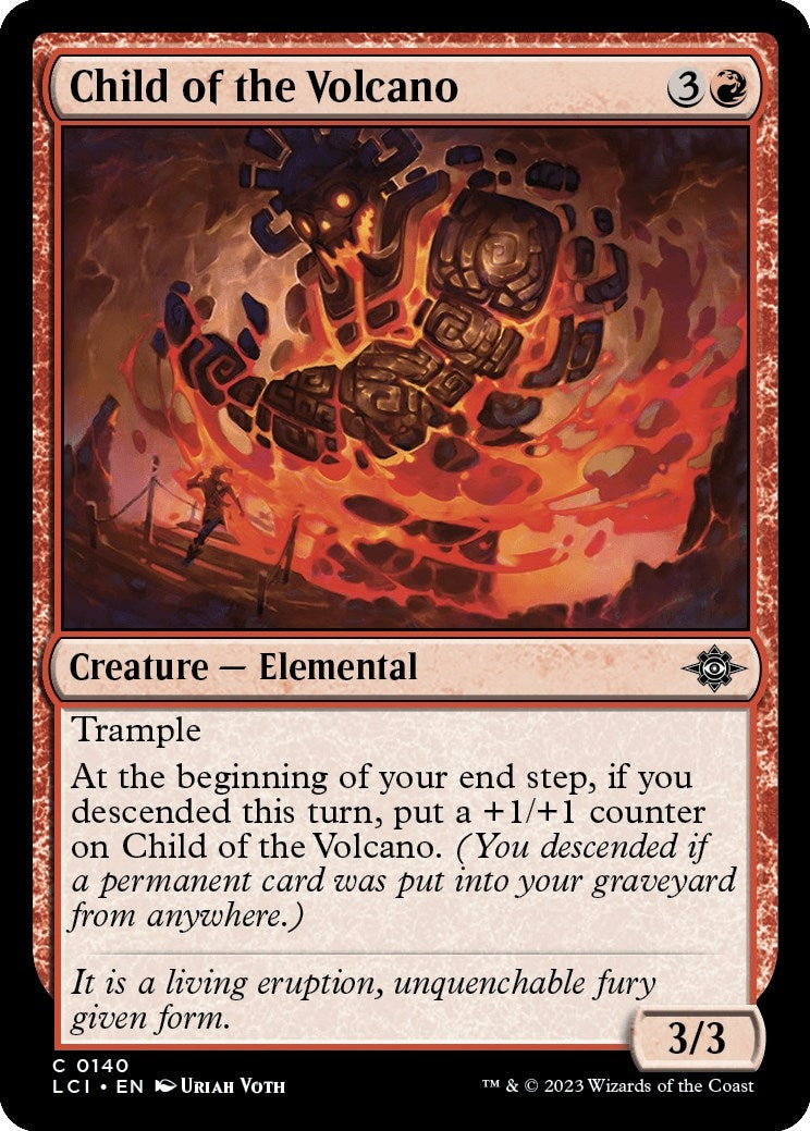 Image for Child of the Volcano (The Lost Caverns of Ixalan) (140) - Magic: The Gathering