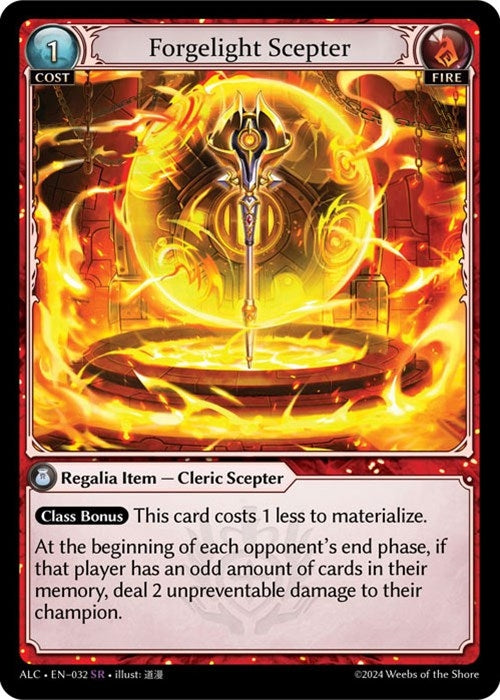 Image for Forgelight Scepter (Alchemical Revolution) (032) - Grand Archive TCG