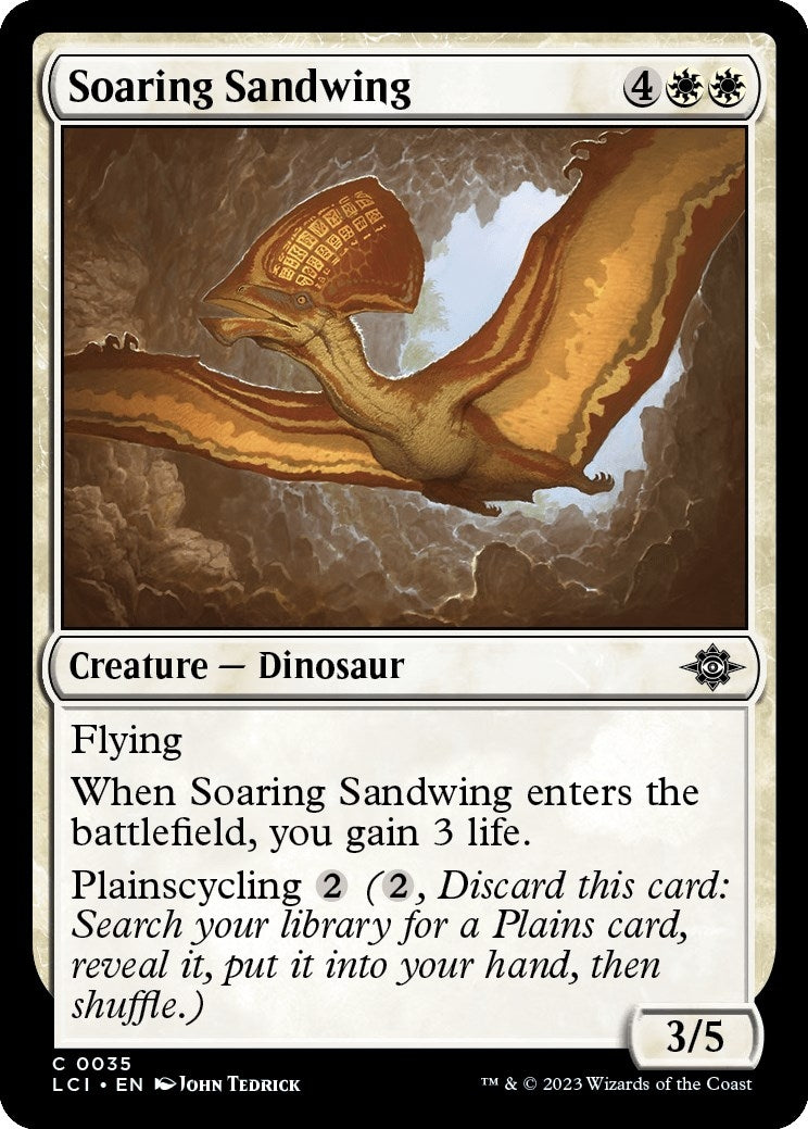 Image for Soaring Sandwing (The Lost Caverns of Ixalan) (35) - Magic: The Gathering