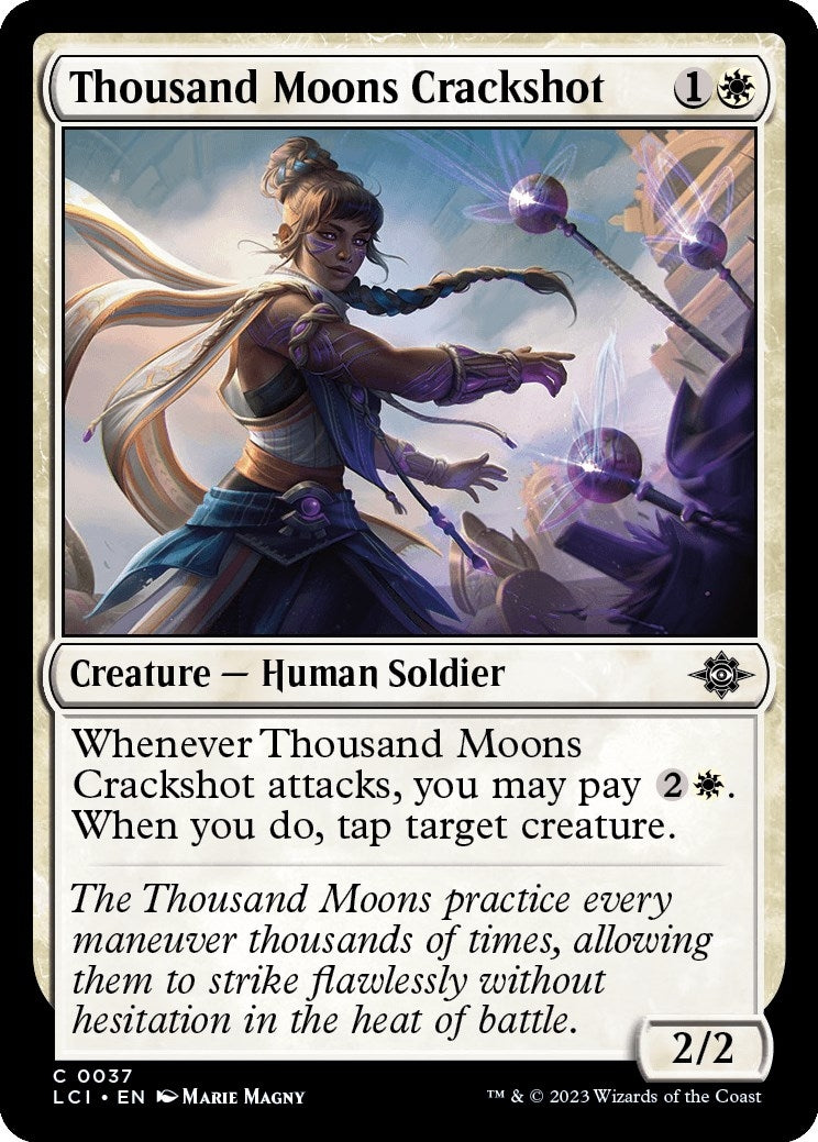 Image for Thousand Moons Crackshot (The Lost Caverns of Ixalan) (37) - Magic: The Gathering