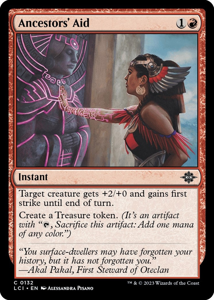 Image for Ancestors' Aid (The Lost Caverns of Ixalan) (132) - Magic: The Gathering